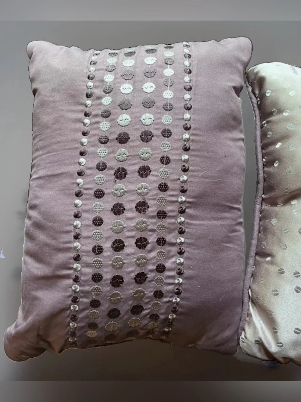 Decorative Lavender Dot Accent Pillow Cover - Set of 2